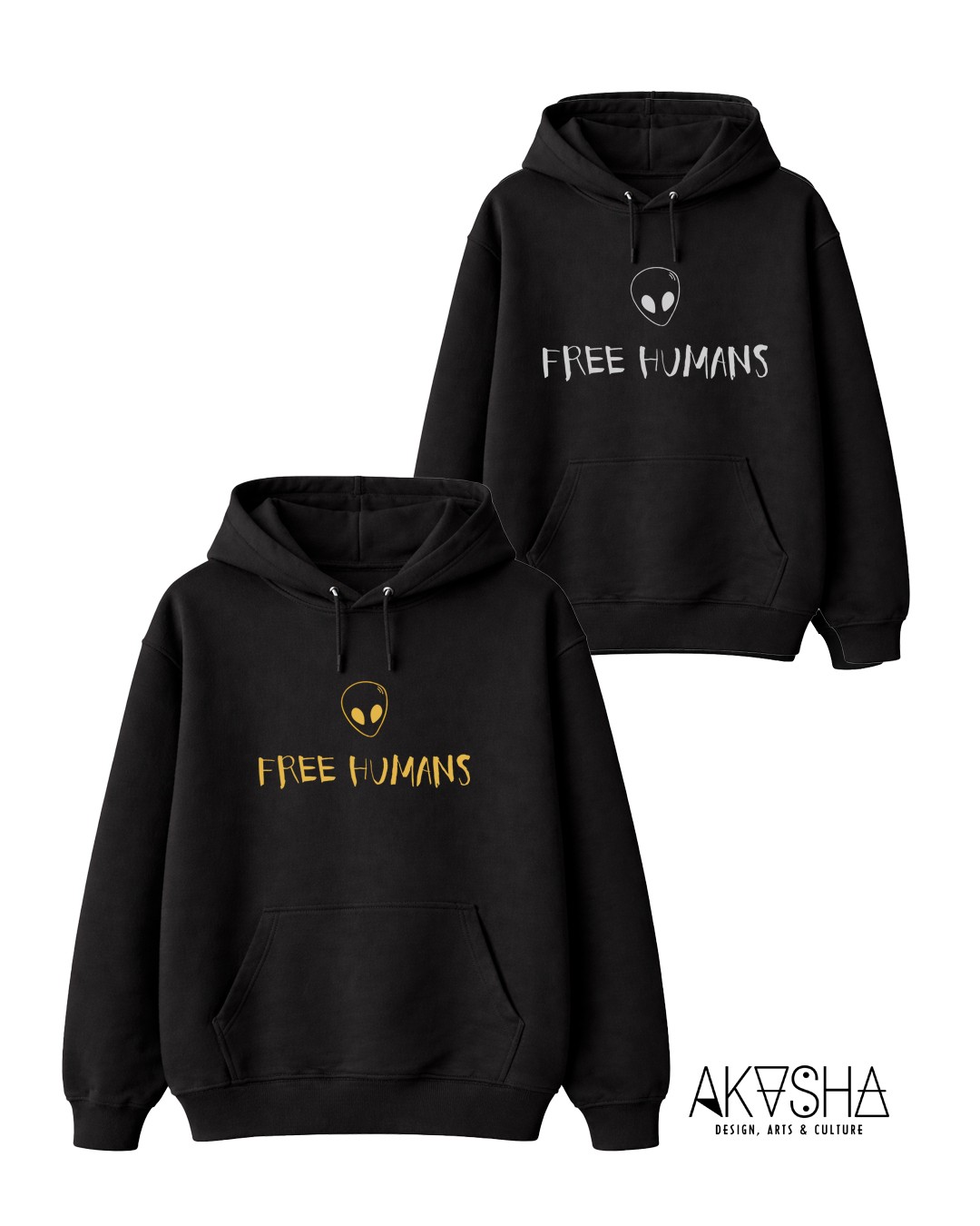 Free Humans | Akasha Designs Hoodie